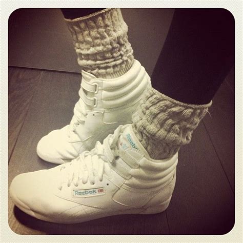 slouch socks with sneakers.